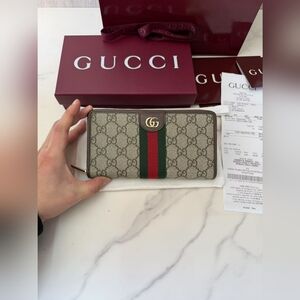 Gucci Ophidia zip around wallet